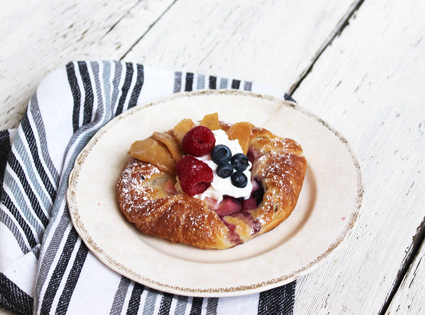 Apple Berry Danish Galette