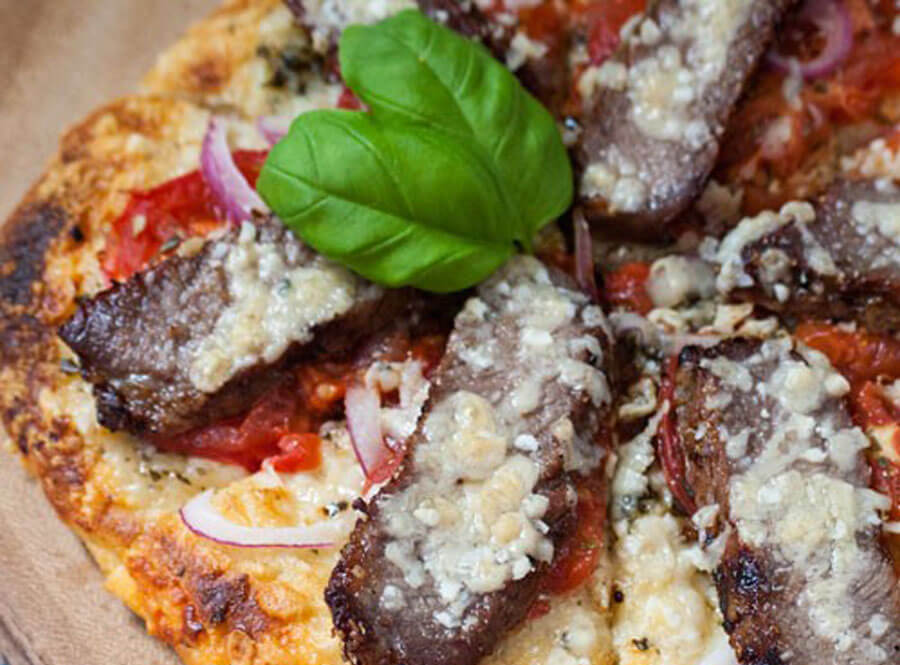 Gourmet Steak Pizza