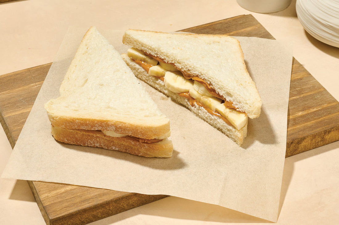 Nut-Free Banana & Sunflower Butter Sandwich
