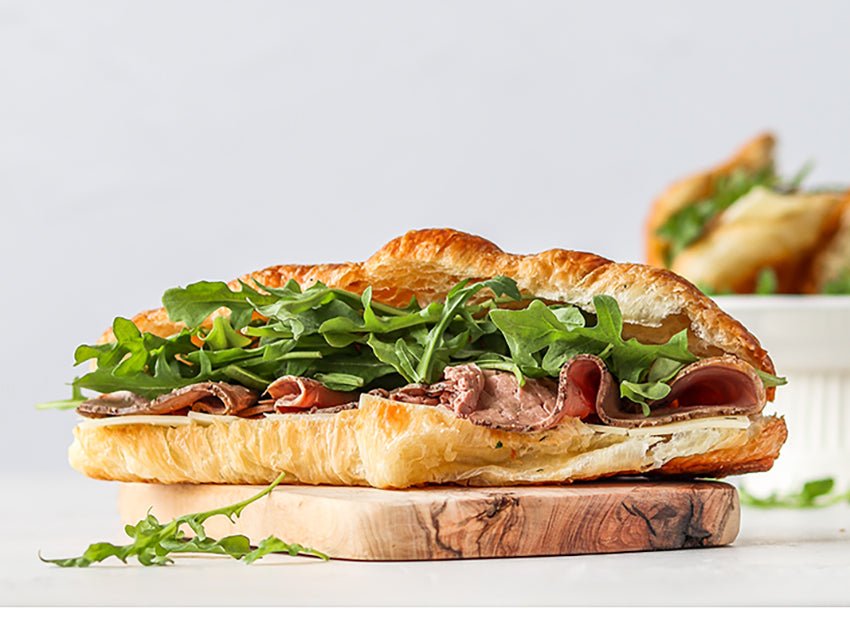 Roast Beef & Swiss Cheese Croissant