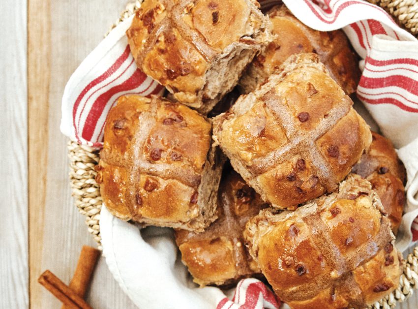 Apple Cinnamon Hot Cross Bun - Toasted Delight
