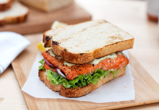 Quick Grillin Salmon Clubhouse