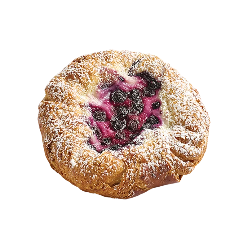 Wild Blueberry & Custard Danish